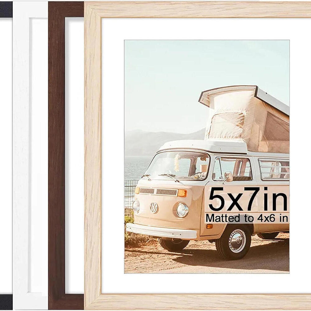 5x7 IN  Multicolour Picture frame Set of 4 frames